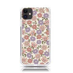 Flowers Petals Plants Floral Print Pattern Design Iphone 11 Tpu Uv Print Case by Ravend