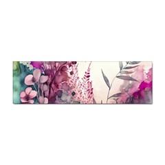 Ai Generated Flowers Watercolour Nature Plant Sticker Bumper (10 Pack) by Ravend