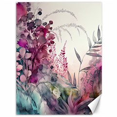 Ai Generated Flowers Watercolour Nature Plant Canvas 36  X 48  by Ravend