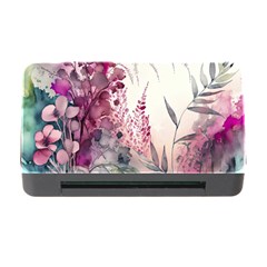 Ai Generated Flowers Watercolour Nature Plant Memory Card Reader With Cf by Ravend