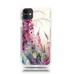 Ai Generated Flowers Watercolour Nature Plant Iphone 11 Tpu Uv Print Case by Ravend