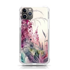 Ai Generated Flowers Watercolour Nature Plant Iphone 11 Pro 5 8 Inch Tpu Uv Print Case by Ravend