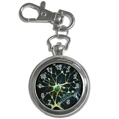 Ai Generated Neuron Network Connection Key Chain Watches by Ravend