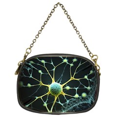 Ai Generated Neuron Network Connection Chain Purse (one Side) by Ravend