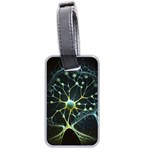 Ai Generated Neuron Network Connection Luggage Tag (two sides) Front