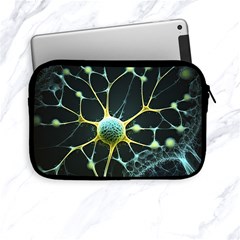 Ai Generated Neuron Network Connection Apple Ipad Mini Zipper Cases by Ravend