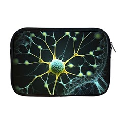 Ai Generated Neuron Network Connection Apple Macbook Pro 17  Zipper Case by Ravend