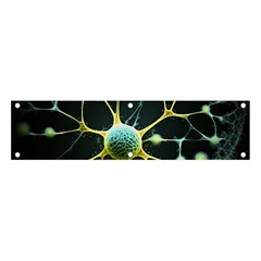 Ai Generated Neuron Network Connection Banner And Sign 4  X 1  by Ravend