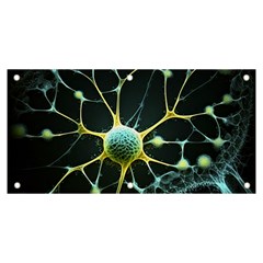 Ai Generated Neuron Network Connection Banner And Sign 6  X 3  by Ravend