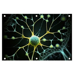 Ai Generated Neuron Network Connection Banner And Sign 6  X 4  by Ravend