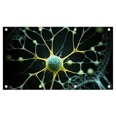 Ai Generated Neuron Network Connection Banner And Sign 7  X 4  by Ravend