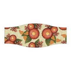 Flowers Leaves Pattern Flora Botany Drawing Art Stretchable Headband by Ravend