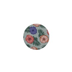 Flowers Petals Pattern Drawing Design Background 1  Mini Magnets by Ravend