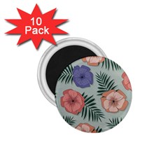 Flowers Petals Pattern Drawing Design Background 1 75  Magnets (10 Pack)  by Ravend