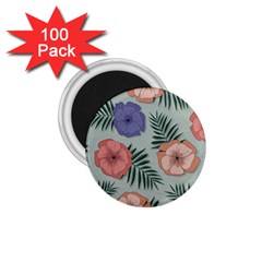 Flowers Petals Pattern Drawing Design Background 1 75  Magnets (100 Pack)  by Ravend