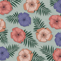 Flowers Petals Pattern Drawing Design Background Play Mat (rectangle) by Ravend