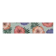 Flowers Petals Pattern Drawing Design Background Velvet Scrunchie by Ravend