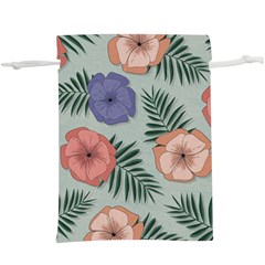 Flowers Petals Pattern Drawing Design Background Lightweight Drawstring Pouch (xl) by Ravend