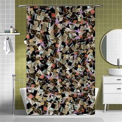 Mystic Geometry Abstract Print Shower Curtain 48  X 72  (small)  by dflcprintsclothing