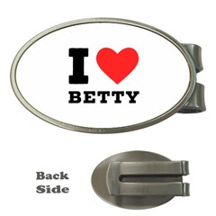 I Love Betty Money Clips (oval)  by ilovewhateva