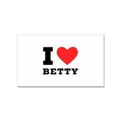 I Love Betty Sticker (rectangular) by ilovewhateva