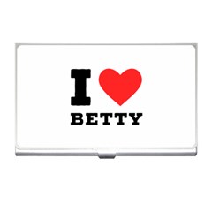 I Love Betty Business Card Holder by ilovewhateva