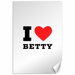 I Love Betty Canvas 20  X 30  by ilovewhateva