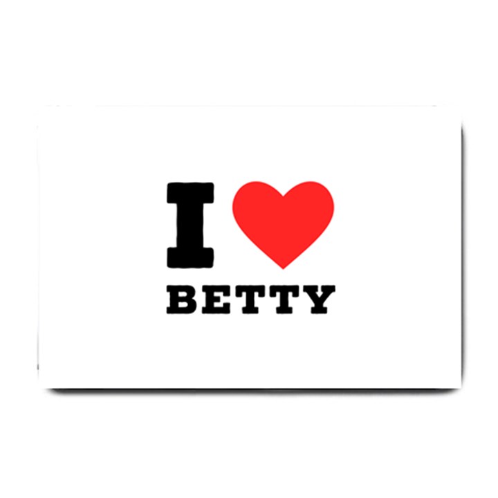 I love betty Small Doormat