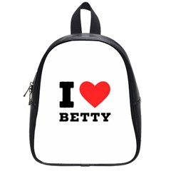 I Love Betty School Bag (small) by ilovewhateva