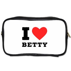 I Love Betty Toiletries Bag (one Side) by ilovewhateva