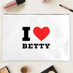 I Love Betty Cosmetic Bag (xxl) by ilovewhateva