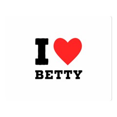 I Love Betty Premium Plush Fleece Blanket (large) by ilovewhateva