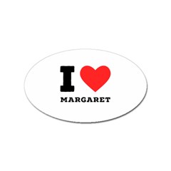 I love margaret Sticker Oval (10 pack)