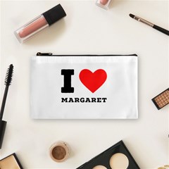 I Love Margaret Cosmetic Bag (small) by ilovewhateva