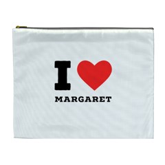 I Love Margaret Cosmetic Bag (xl) by ilovewhateva