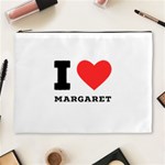 I love margaret Cosmetic Bag (XL) Front