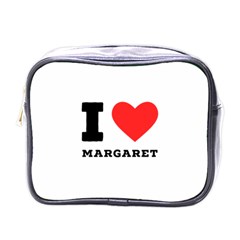 I love margaret Mini Toiletries Bag (One Side)