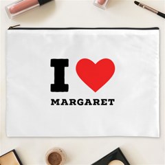 I Love Margaret Cosmetic Bag (xxxl) by ilovewhateva