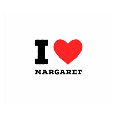 I Love Margaret Premium Plush Fleece Blanket (small) by ilovewhateva