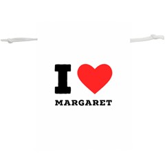 I love margaret Lightweight Drawstring Pouch (XL)