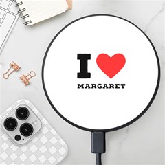 I Love Margaret Wireless Fast Charger(black)