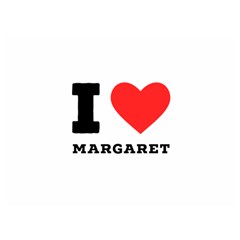 I Love Margaret Premium Plush Fleece Blanket (extra Small)