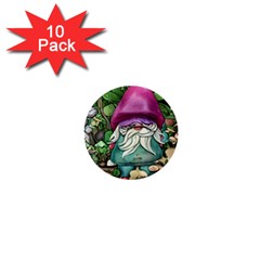 Charm Toadstool Necromancy Magician Conjuration Sorcery Spell Mojo Chanterelle 1  Mini Buttons (10 Pack)  by GardenOfOphir