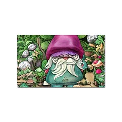 Charm Toadstool Necromancy Magician Conjuration Sorcery Spell Mojo Chanterelle Sticker (rectangular) by GardenOfOphir