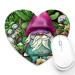 Charm Toadstool Necromancy Magician Conjuration Sorcery Spell Mojo Chanterelle Heart Mousepad by GardenOfOphir