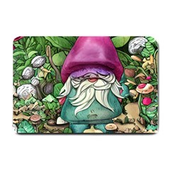 Charm Toadstool Necromancy Magician Conjuration Sorcery Spell Mojo Chanterelle Small Doormat by GardenOfOphir