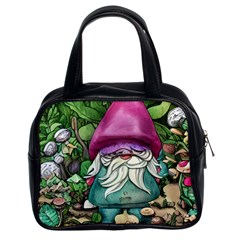 Charm Toadstool Necromancy Magician Conjuration Sorcery Spell Mojo Chanterelle Classic Handbag (two Sides) by GardenOfOphir