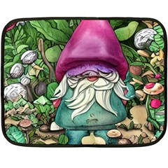 Charm Toadstool Necromancy Magician Conjuration Sorcery Spell Mojo Chanterelle One Side Fleece Blanket (mini) by GardenOfOphir