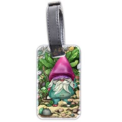 Charm Toadstool Necromancy Magician Conjuration Sorcery Spell Mojo Chanterelle Luggage Tag (two Sides) by GardenOfOphir