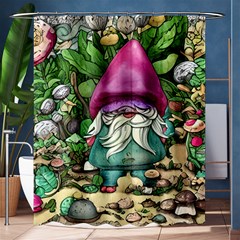 Charm Toadstool Necromancy Magician Conjuration Sorcery Spell Mojo Chanterelle Shower Curtain 60  X 72  (medium)  by GardenOfOphir